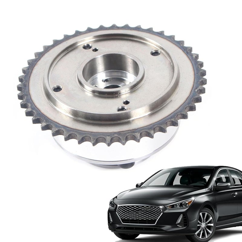 AUCERAMIC 24370-2E650 243702E650Timing Camshaft Gear Fit 2015-2020 for Hyundai Elantra GT Sonata Tucson L4 l4 Fit 2016-2020 for Kia Forte Optima Hybrid Soul 2.0L CVVT Exhaust Sprocket (1pc) - Image 1